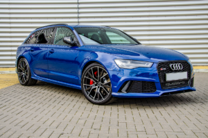 Blue Audi Detailed